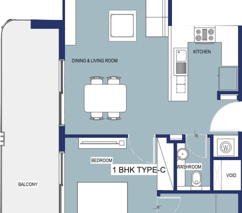 Modern 1 Bedroom Apartment on Floor 1 | Garnet by Siroya Dubai South Unit 103