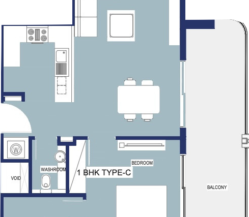 Modern 1 Bedroom Apartment on Floor 5 | Garnet by Siroya Dubai South Unit 509