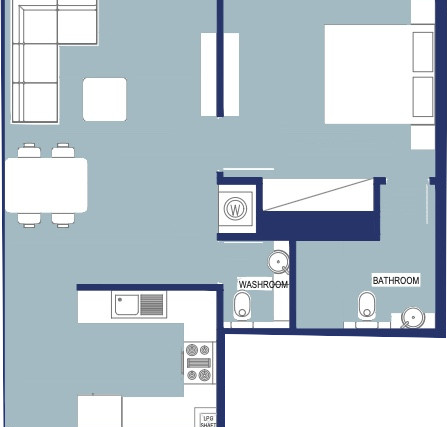 Modern 1 Bedroom Apartment with Balcony | Garnet by Siroya Dubai South
