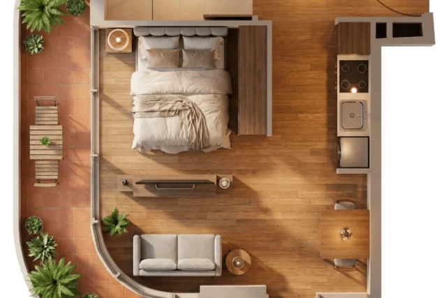 Modern Studio Apartment Living Near Al Maktoum Airport | Dubai South