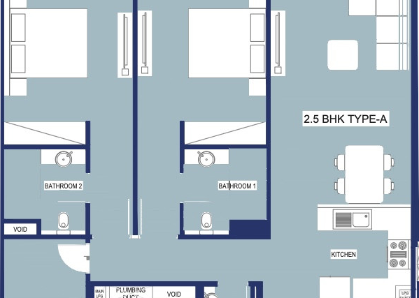 Luxury 2 Bedroom Apartment on Floor 5 | Garnet by Siroya Dubai South Unit 507